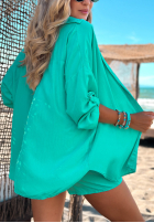 Set din viscoză cămașă și pantaloni scurți Summer Essence