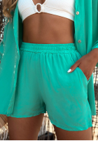 Set din viscoză cămașă și pantaloni scurți Summer Essence