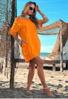 Rochie z krótkimi rękawami Light Feeling măslinii