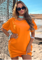 Rochie z krótkimi rękawami Light Feeling măslinii