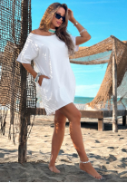 Rochie z krótkimi rękawami Light Feeling măslinii