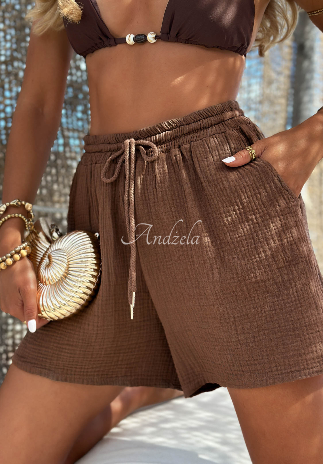 Pantaloni scurți de muselină Campfire Oasis