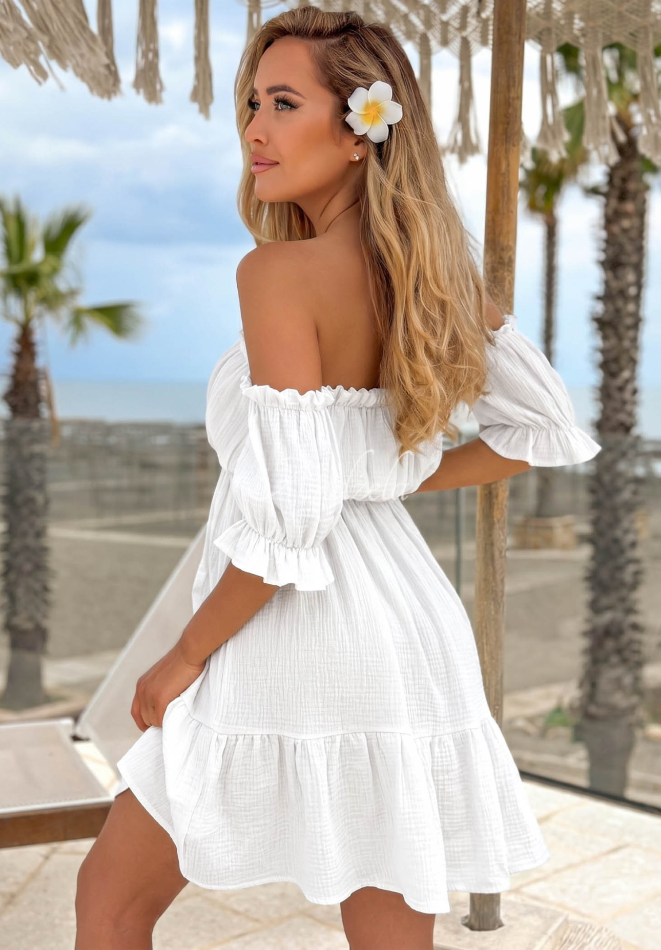 Rochie spaniolă din muselină Sunset Touch