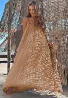 Rochie maxi na ramiączkach Sunline Look albă