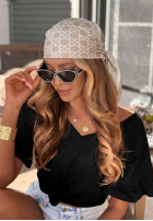 Wzorzysta Eșarfă Sun Touch bej