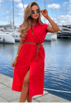 Koszulowa Rochie z paskiem Let's Sail bluemarin