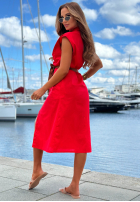 Koszulowa Rochie z paskiem Let's Sail bluemarin