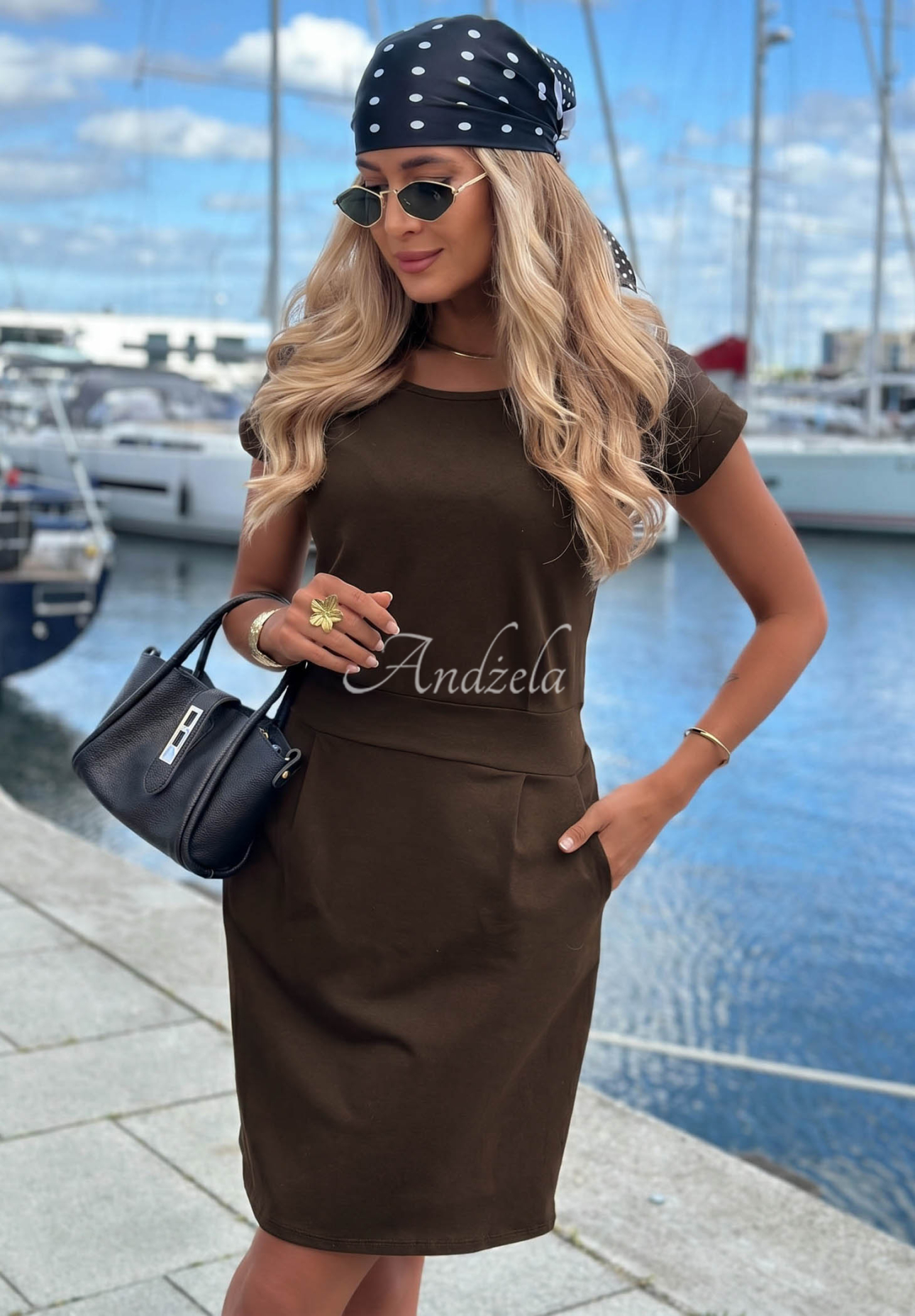 Rochie mini din bumbac Sun Days