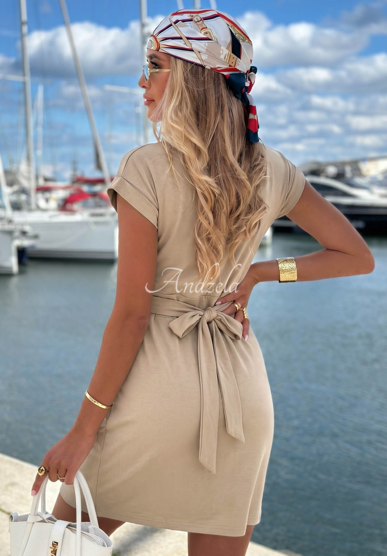 Rochie mini din bumbac Sun Days