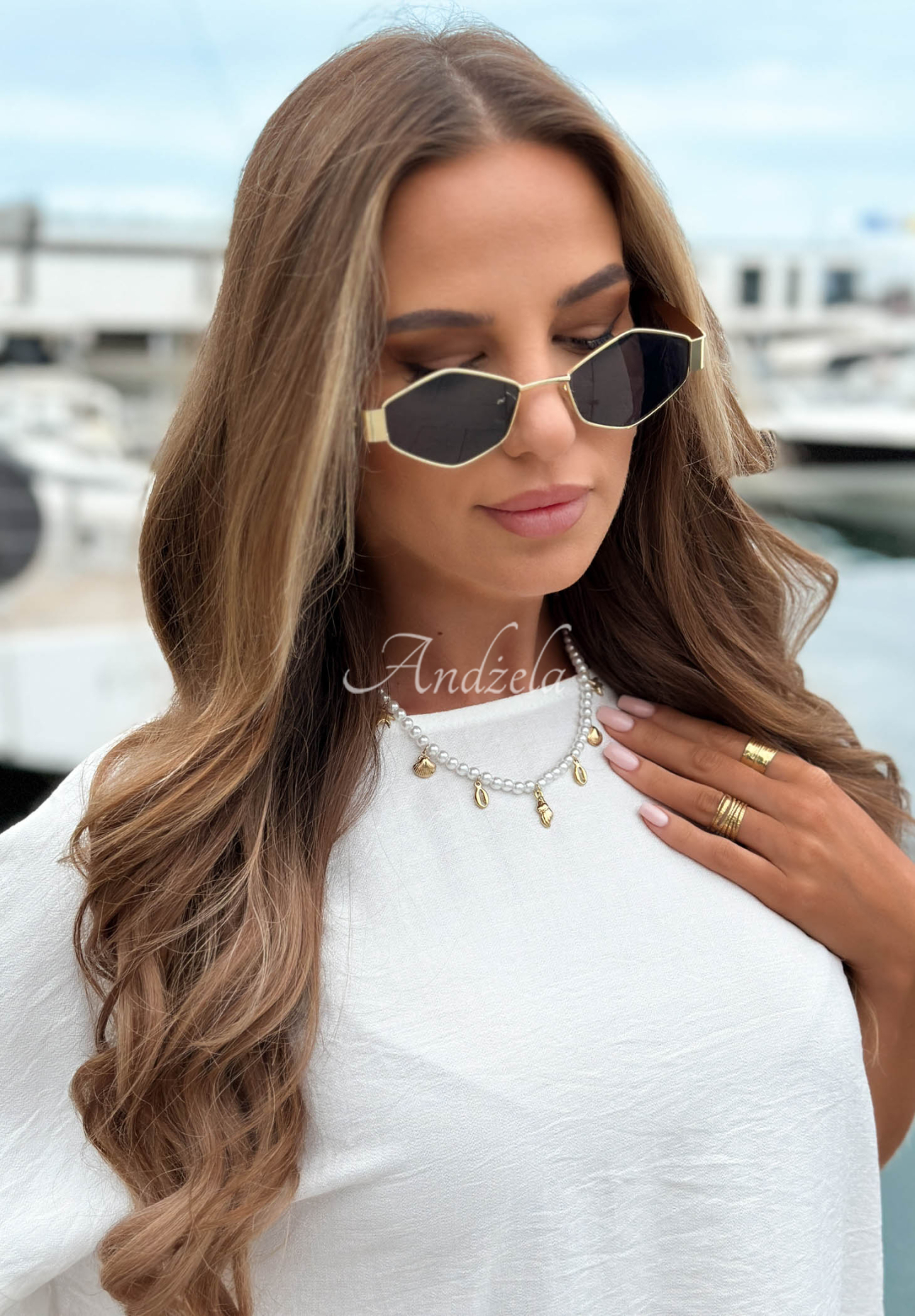 Colier cu perle și scoici Pearl Essence