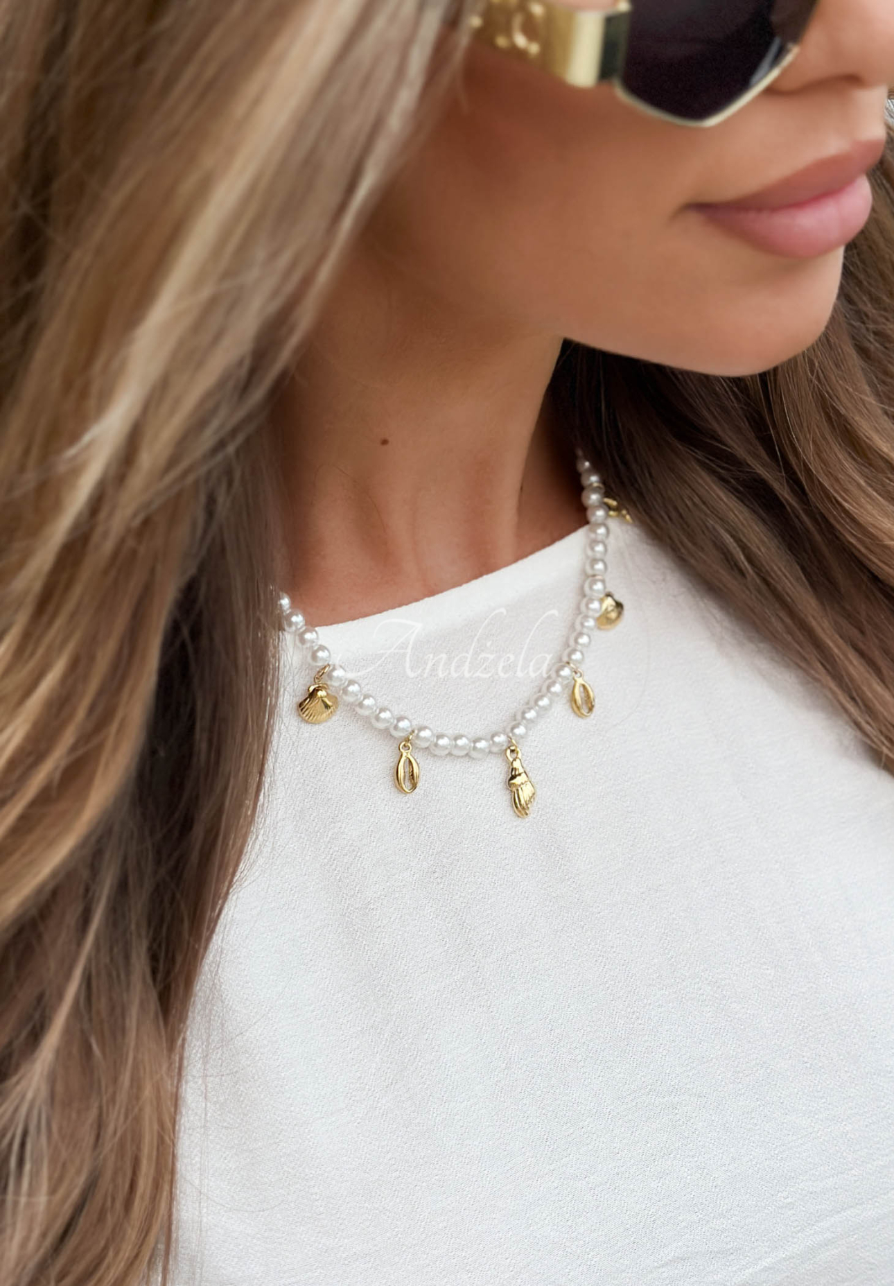 Colier cu perle și scoici Pearl Essence