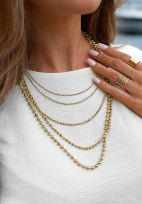 Colier cu biluțe decorative Ball Chain