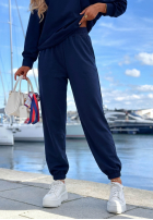 Bawełniany Compleu Hanorac na jedno ramię i Pantaloni Peach Sunrise Set portocaliu