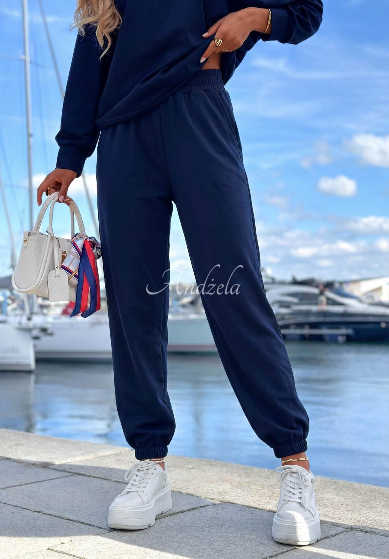 Set din bumbac cu hanorac și pantaloni Summer Energy