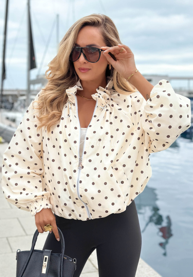 Geacă ușoară cu buline Dotty Mood