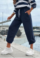 Pantaloni dresowe ze ściągaczami Sail Voyage bluemarin