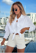 din denim Șorturi Summer Core ecru