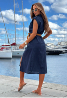 Koszulowa Rochie z paskiem Let's Sail bluemarin