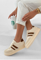 Adidași FIrst Steps beżowo-ciocolatii