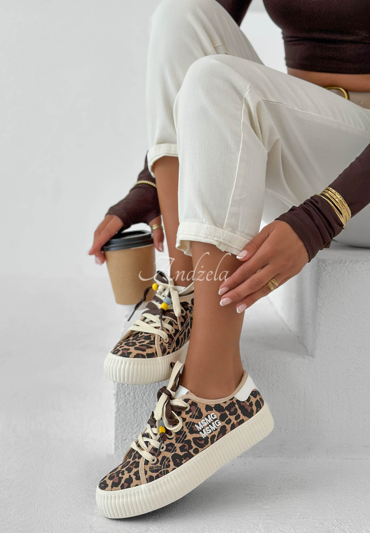 Bascheți cu imprimeu leopard New Chapter