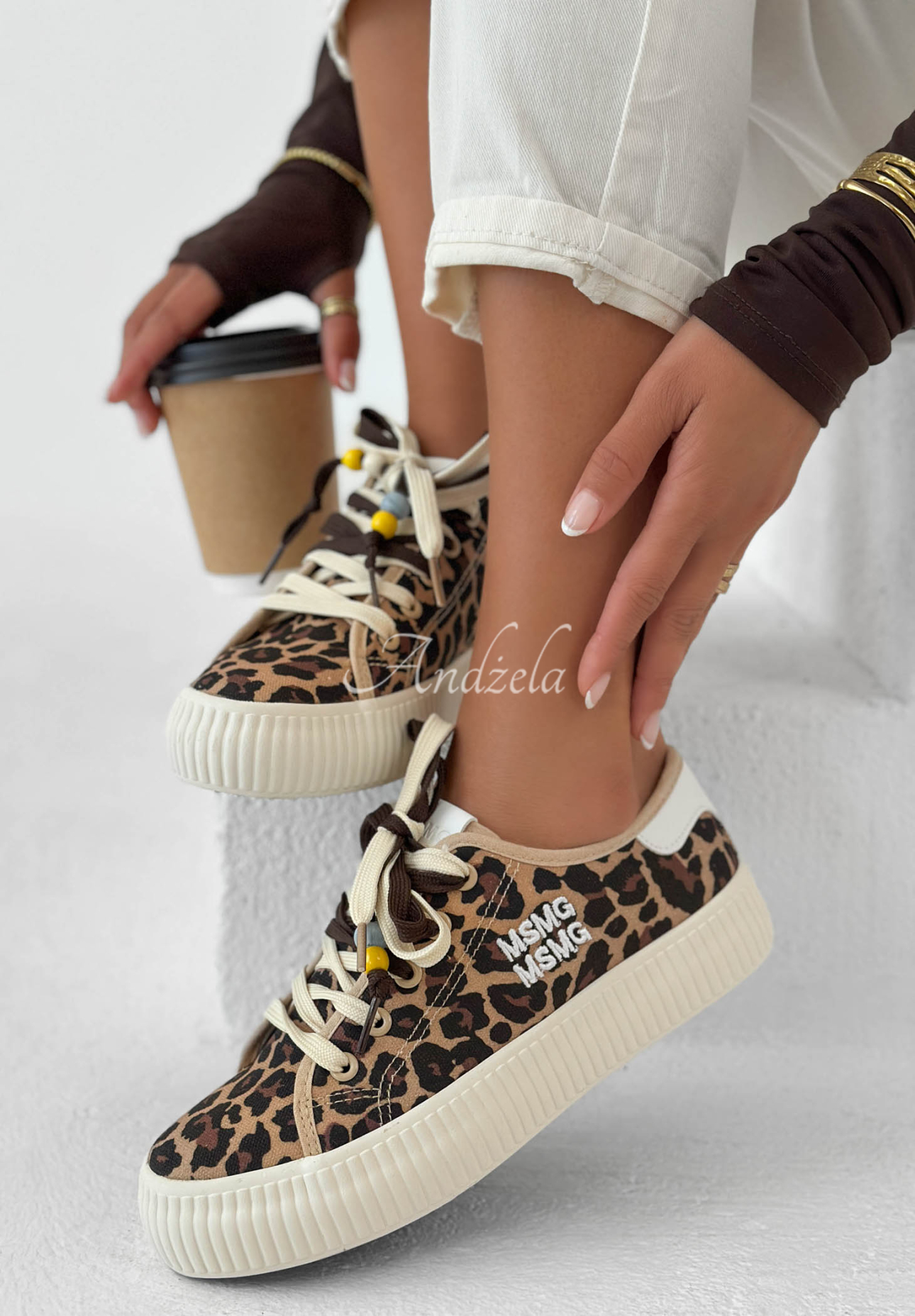 Bascheți cu imprimeu leopard New Chapter