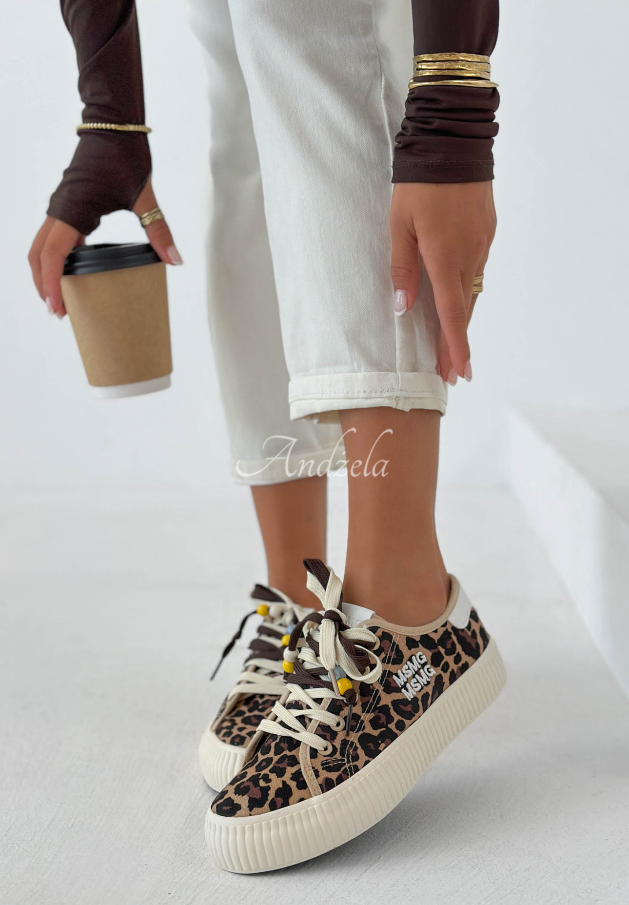 Bascheți cu imprimeu leopard New Chapter