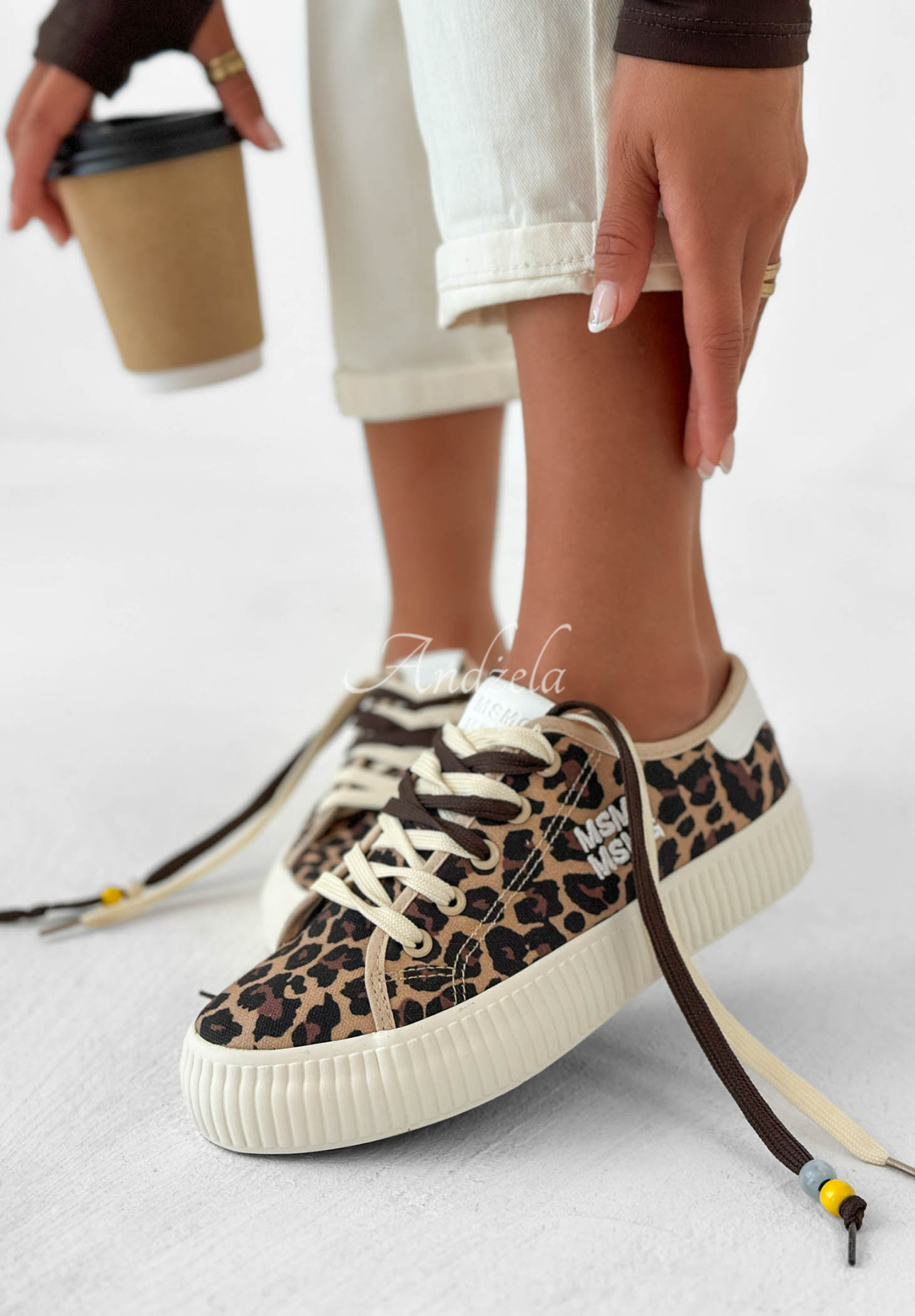 Bascheți cu imprimeu leopard New Chapter