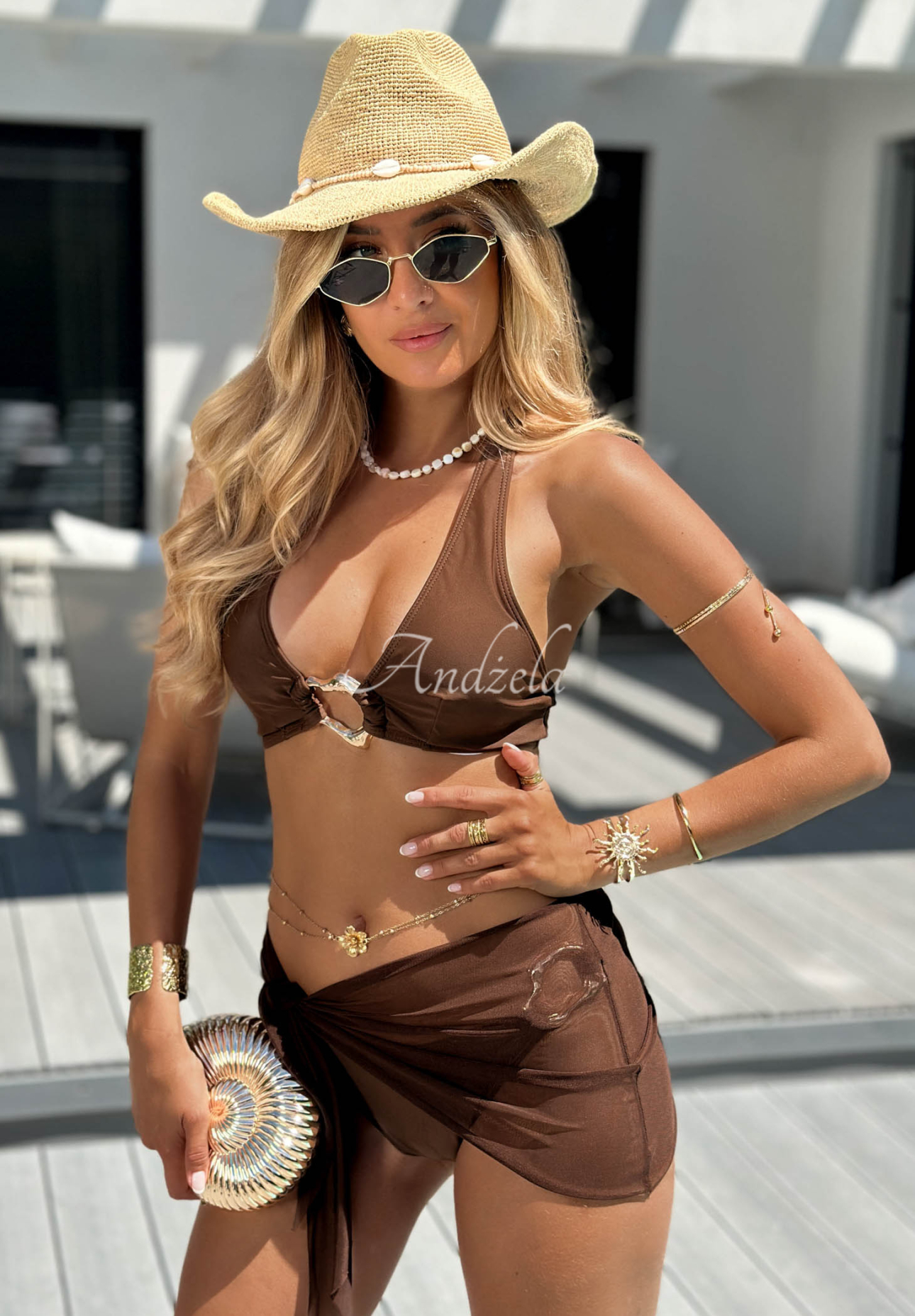 Costum de baie din două piese și pareo Secret Beach