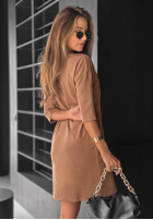 Rochie Tunică z kieszeniami Stay Real camel