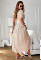 Rochie midi Aliyah roz