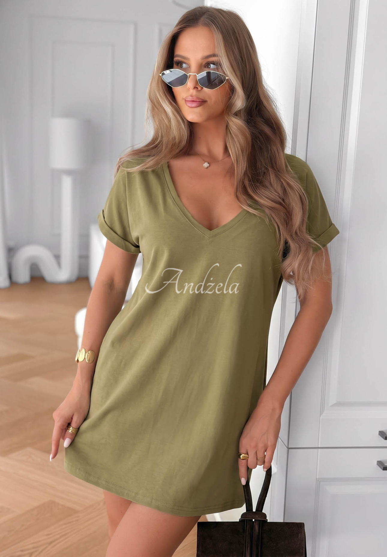 Rochie tunică din bumbac Come Closer