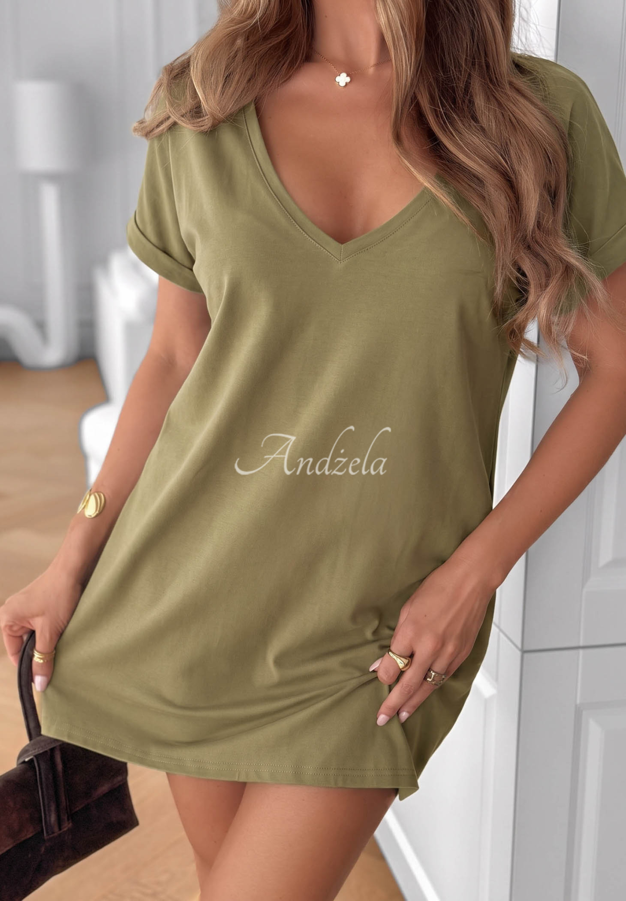 Rochie tunică din bumbac Come Closer