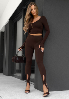 Colanți z zapiętkami Velvet Muse negre