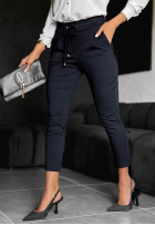 din material textil Pantaloni New Mood negre