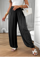 din material textil Pantaloni joggery Ocean Kiss białe