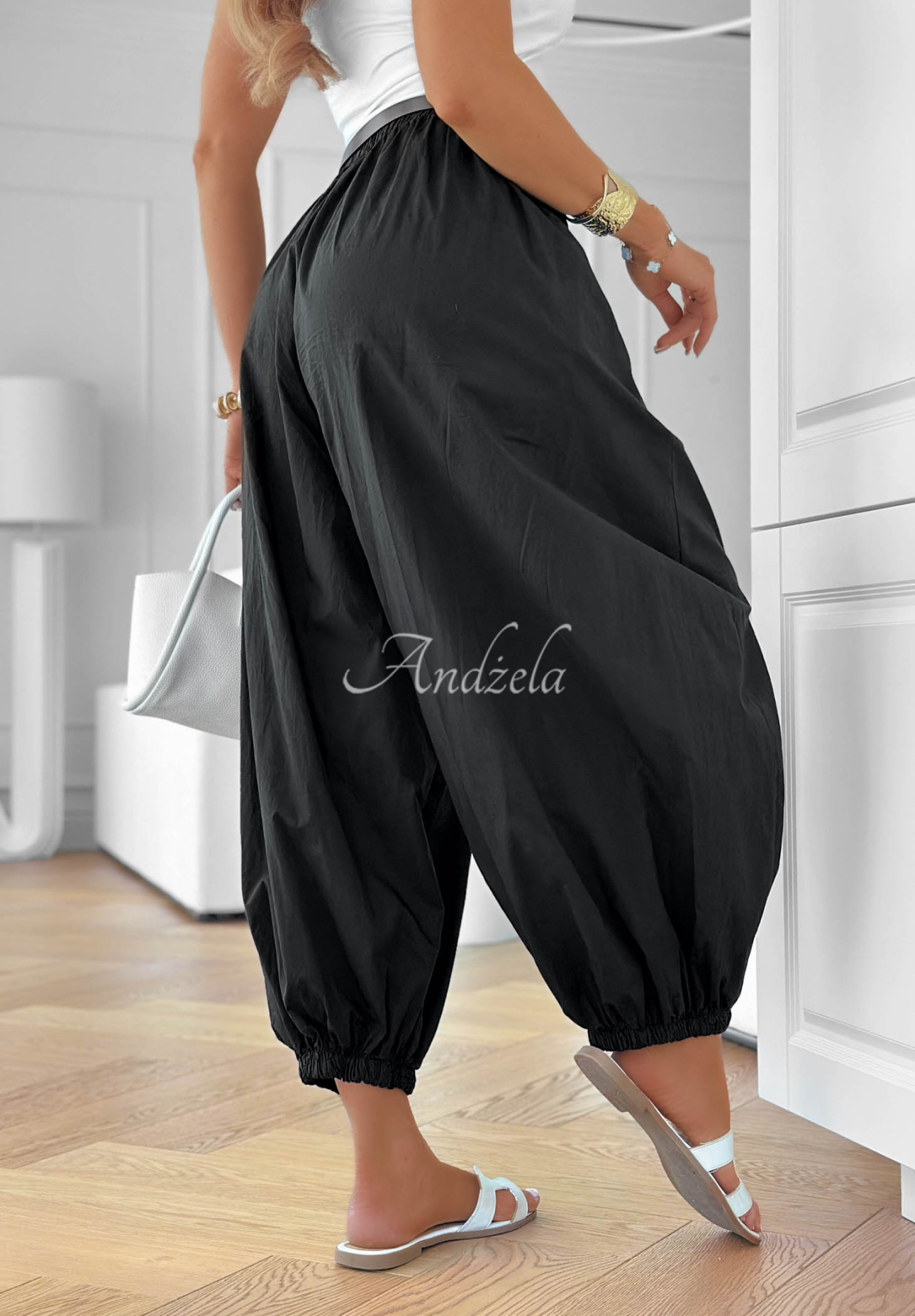 Pantaloni jogger din bumbac cu cordon Stay Awhile