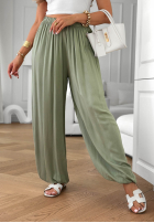 din material textil Pantaloni joggery Ocean Kiss białe