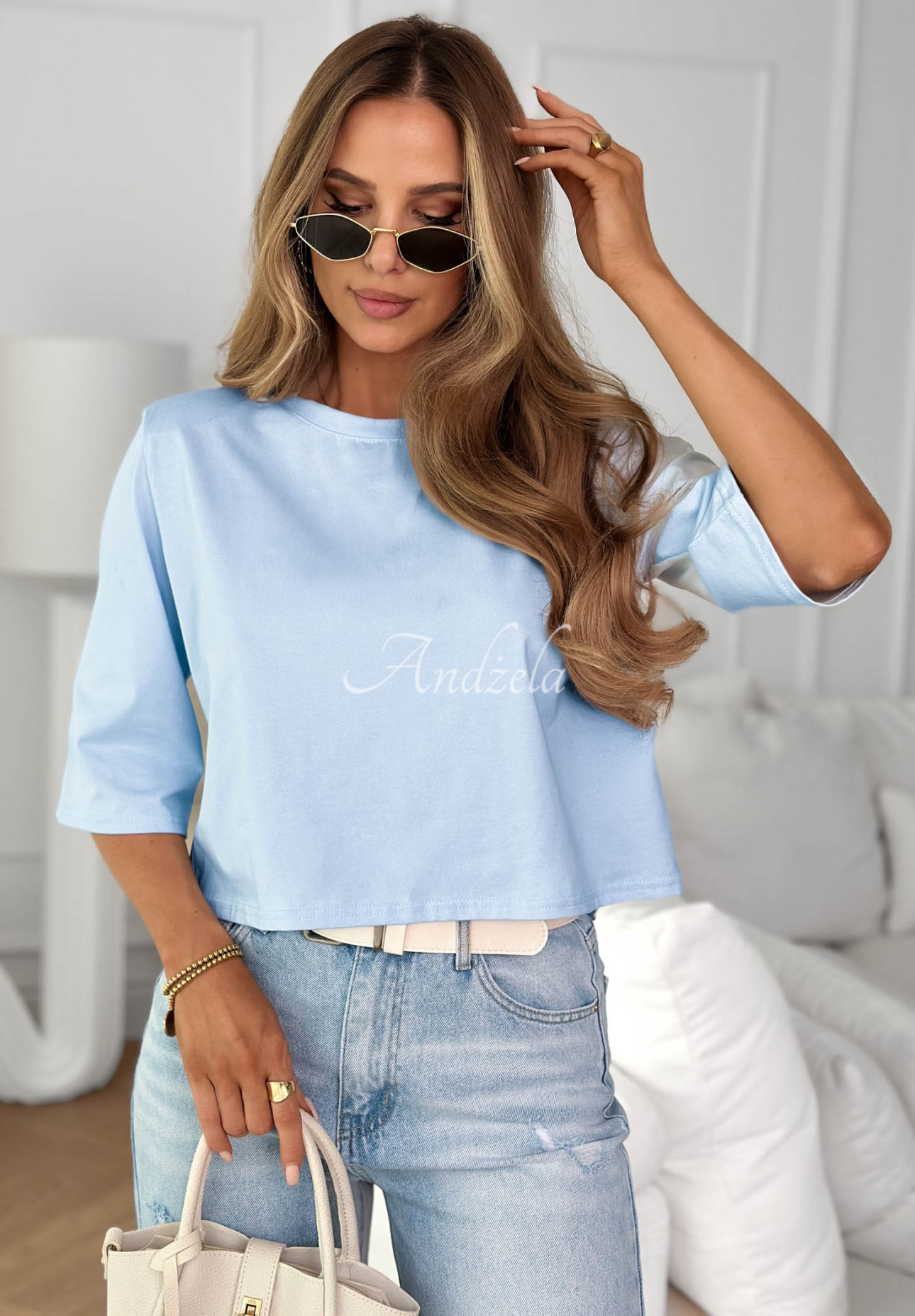 Tricou scurt din bumbac Springtime Babe