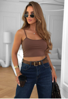 Pantaloni din denim mom fit z paskiem Denim Dream bluemarin
