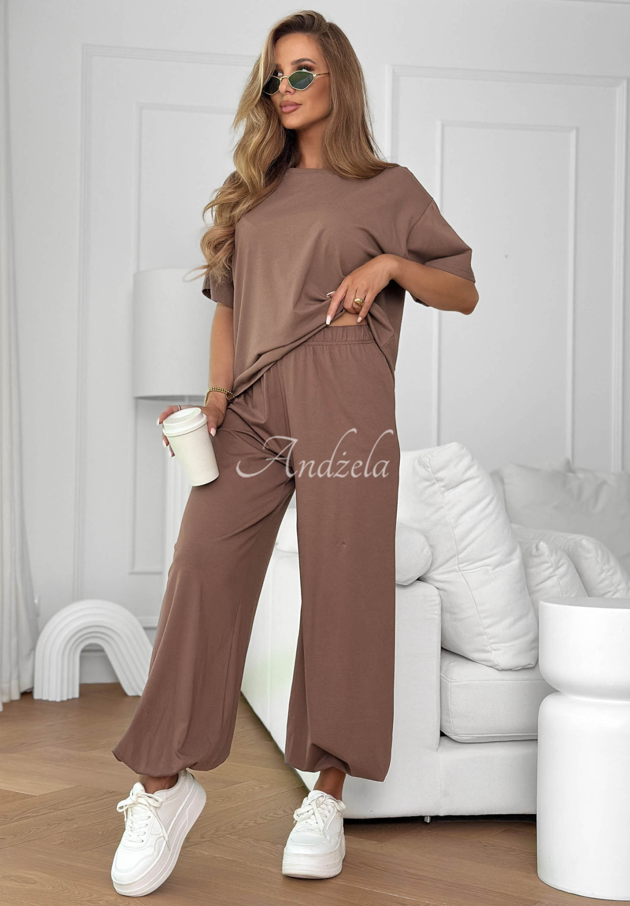 Pantaloni jogger din bumbac Summer Wind