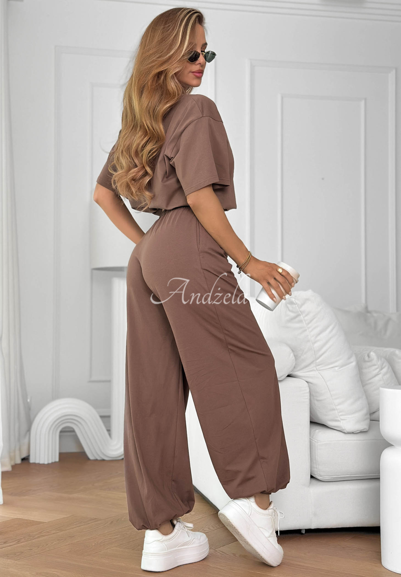 Pantaloni jogger din bumbac Summer Wind