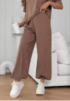 din material textil Pantaloni Summer Wind ciocolatii
