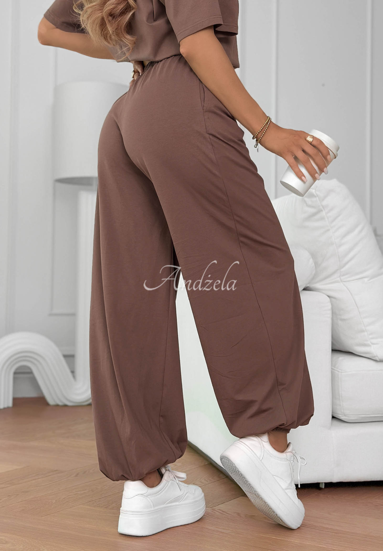 Pantaloni jogger din bumbac Summer Wind