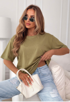Tricou z krótkimi rękawami Soft Base măsliniu