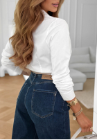 clasic elegancka Cămașă z kołnierzem Pearl Cove albă