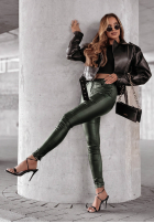 Pantaloni Cu aspect cerat Rebel verde sticlă