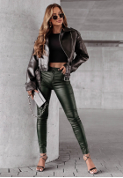 Pantaloni Cu aspect cerat Rebel verde sticlă