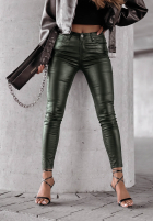 Pantaloni Cu aspect cerat Rebel verde sticlă