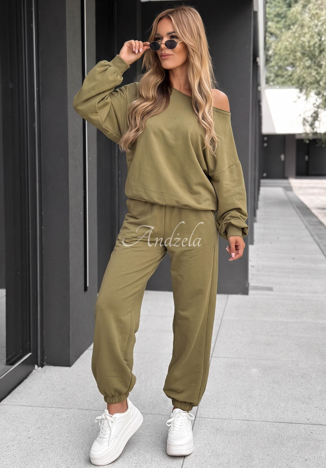 Set din bumbac cu hanorac și pantaloni Summer Energy