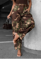 din material textil Pantaloni balloon moro Camo Charm kaki